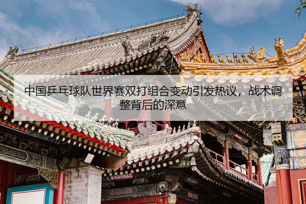中国乒乓球队世界赛双打组合变动引发热议，战术调整背后的深意